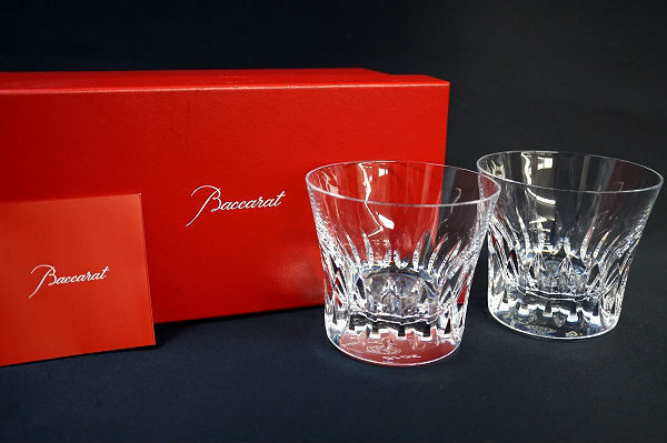 バラのような美しさが煌めく、バカラのローザ、ロックグラスのペアを買取いたしました