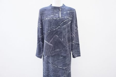 ちりめんの洗練されたスタイルを提案する、詩仙堂のセットアップを出張買取いたしました