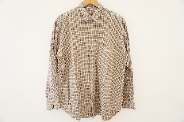 寒い時期の着こなしに大活躍、パパスのネルシャツを宅配買取いたしました