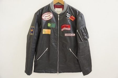 ブランドを代表するワッペンを散りばめた遊び心溢れるカールヘルムのブルゾンを宅配買取いたしました