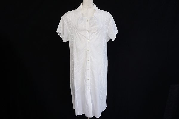 ディテールに拘りコーディネートが広がる、イッセイミヤケハートのシャツワンピースを出張買取いたしました