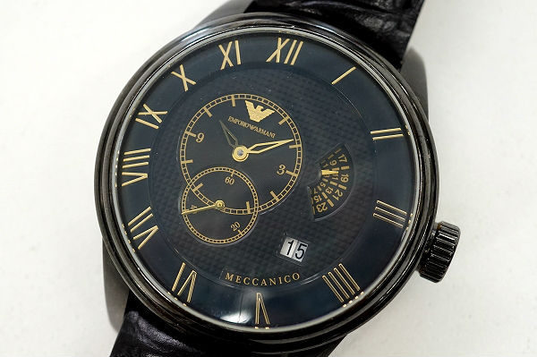 しっかりと遊び心と高級感が感じられる、エンポリオアルマーニの腕時計を出張買取いたしました