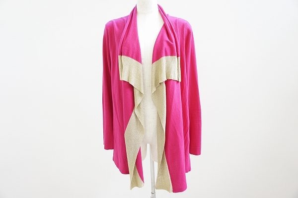 オシャレでフェミニンなバイカラーのエスカーダのカーディガンを宅配買取いたしました