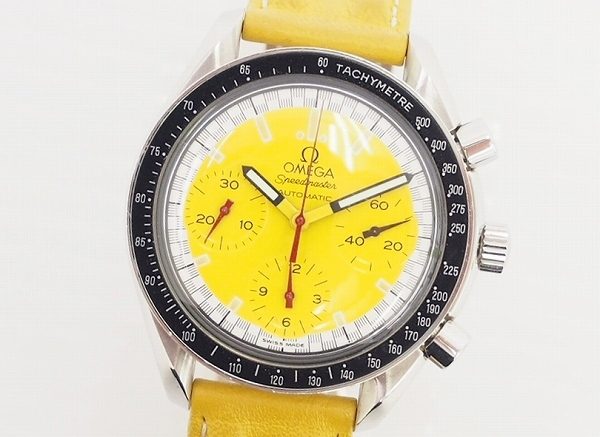 オメガのスピードマスターの限定モデル「ミハエル・シューマッハ」を出張買取いたしました