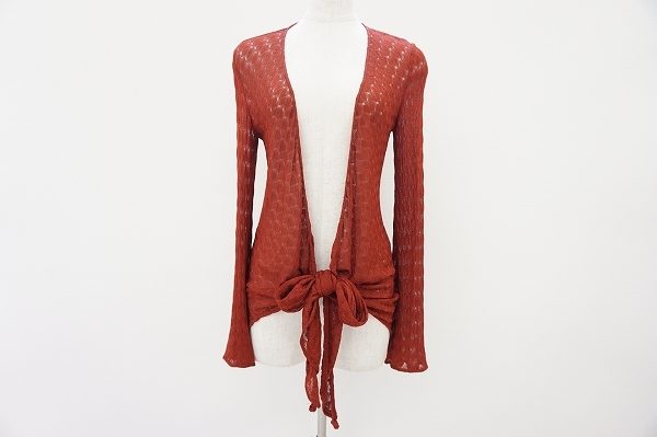 結び方次第で違う表情を見せてくれるミッソーニのニットカーディガンをお買取いたしました