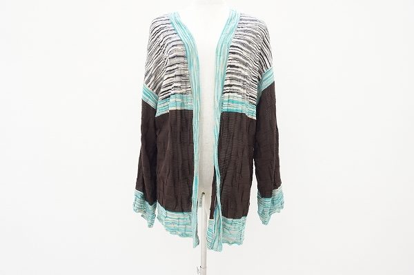 ブルーの色使いが爽やかで美しいエムミッソーニのカーディガンをお買取いたしました
