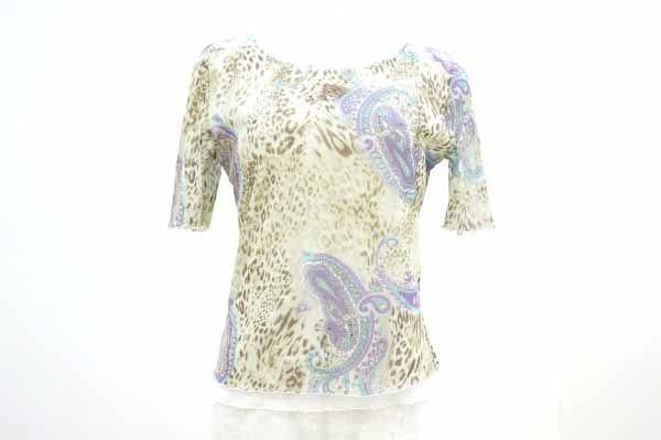 ヒョウとペイズリー柄で生命力を表現した伊太利屋のカットソーを出張買取いたしました