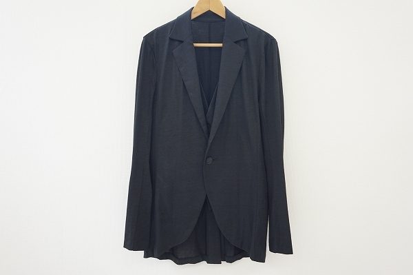 クオリティ・デザインを追求したパジュラのベスト付きジャケットを店頭預かり買取いたしました