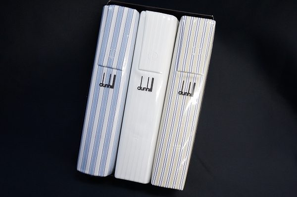 最高の素材で自分らしいオシャレに仕立てられる、ダンヒルのシャツ生地セットを宅配買取いたしました