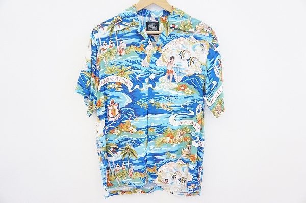 爽やかなハワイの海を感じさせる、コナベイハワイの半袖アロハシャツを買取いたしました