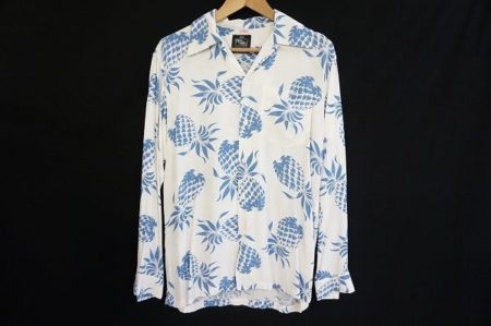誰でもさらりと着こなせる爽やかなパイナップル柄！コナベイハワイのアロハシャツを宅配買取いたしました