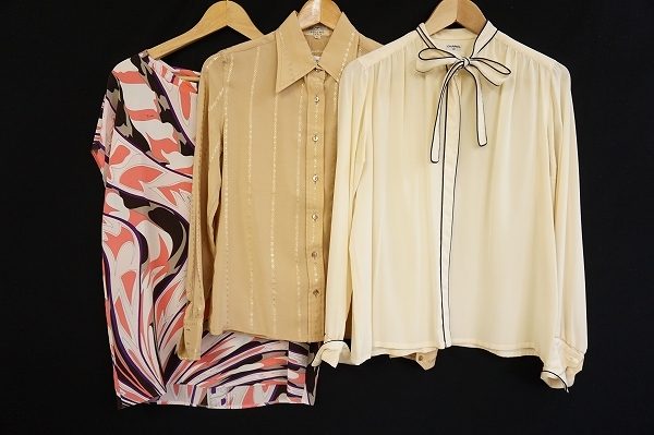 エミリオ・プッチやレオナール、シャネル、セリーヌの女性らしい品のあるお洋服をまとめて宅配買取いたしました