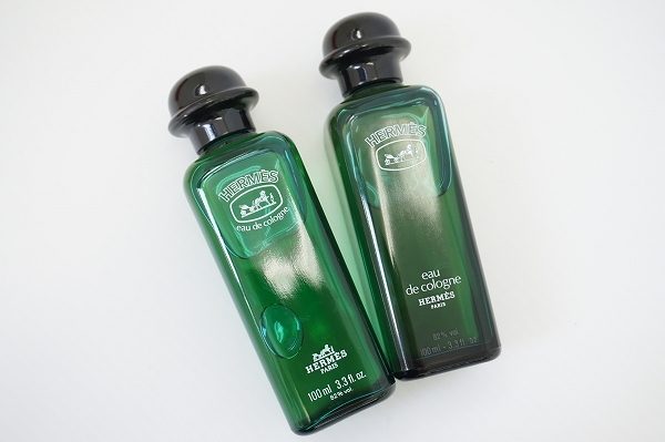 可愛らしいボトルに入ったエルメスのオーデコロンを買い取りました