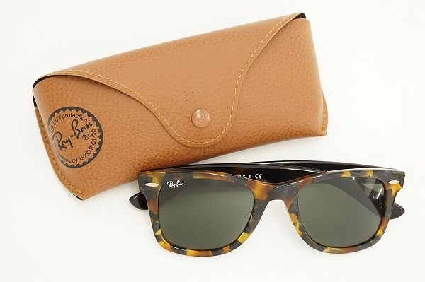 どんなスタイルにもしっくりくる、レイバンのヒョウ柄サングラスを買い取りました