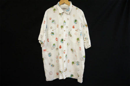アロハすぎない爽やかなデザイン、パパスのアロハシャツを宅配買取いたしました