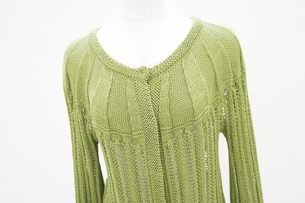 デザイン編みが面白いシビラのカーディガンを買い取りました