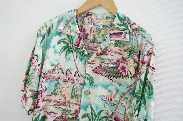 サンサーフのレトロ感たっぷりなアロハシャツを買い取りました