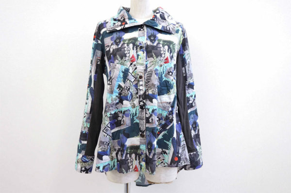 柄好き必見！キューブキューブセンソユニコのブラウスをお譲りいただきました