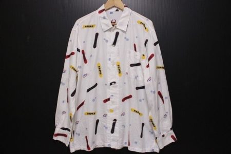 冬仕様のユニークな柄が大人の遊び心くすぐる、パパスのシャツを買取いたしました