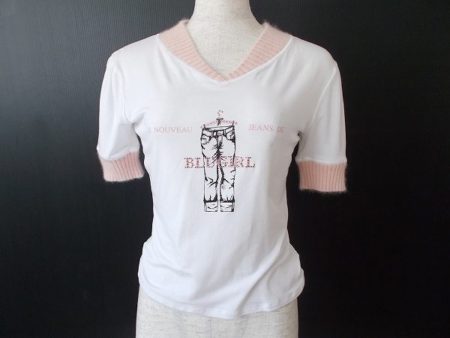 異素材ミックスがキュートなブルーガールジーンズのカットソーを買い取らせていただきました