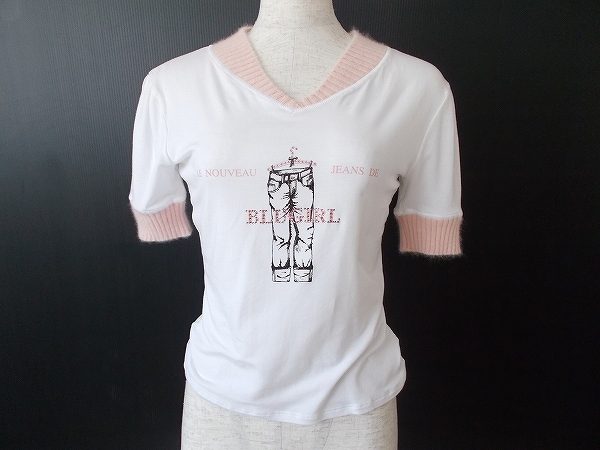 異素材ミックスがキュートなブルーガールジーンズのカットソーを買い取らせていただきました