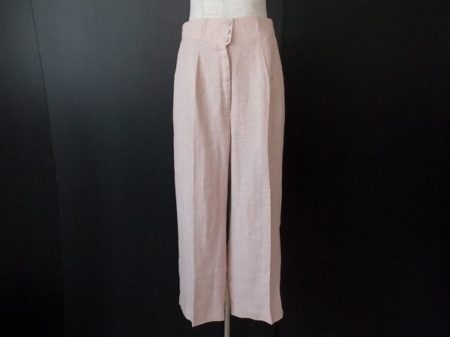 綺麗な薄いピンク色が可愛らしいバライロノクラシの麻素材のワイドパンツを宅配買取しました