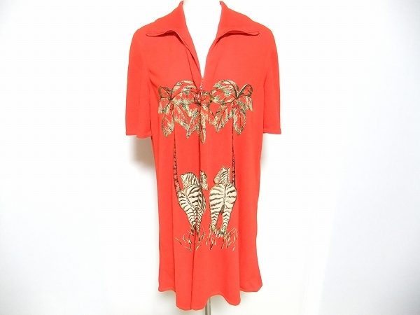 人気のアニマルプリント！伊太利屋の深紅のチュニックを買い取らせていただきました