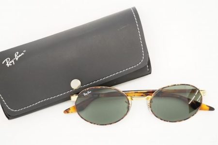 旬の丸レンズ！レイバンのおしゃれなサングラスを買い取りました