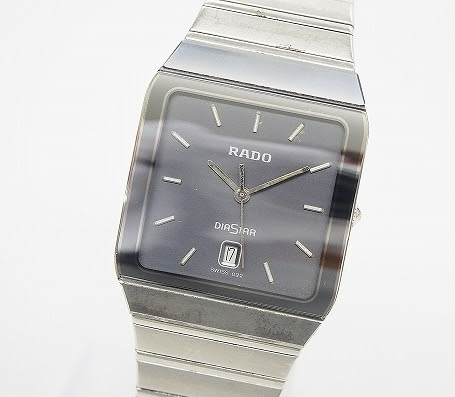 革新的でシャープなデザインと耐久性に優れたラドー RADOの腕時計を買い取りさせて頂きました。
