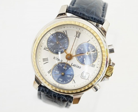 シャープなデザインが素敵なリトモラティーノ Ritmo Latino の腕時計を買取させて頂きました。