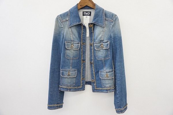 ハードなディテールが楽しいドルチェ&ガッバーナのデニムジャケットをお譲りいただきました