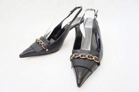 人気のシェリーライン！グッチのバックストラップパンプスを買い取りました