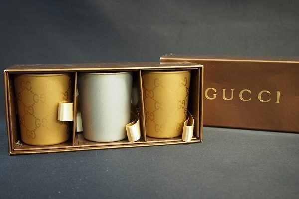 灯すだけでいつものお部屋がリッチに！グッチのアロマキャンドルセットを買取いたしました