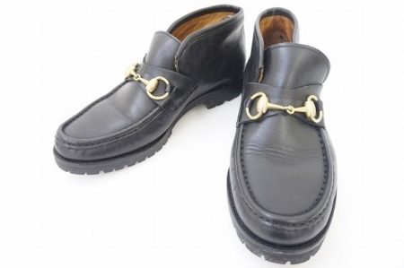 雨や雪、冬のオシャレにおすすめ、グッチのチャッカブーツを買取いたしました