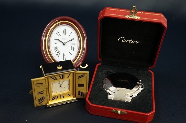 レトロ感が素敵なカルティエの時計3点セットを買い取りました