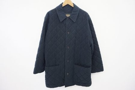 上品で機能的なエルメスのキルティングコートを買取いたしました