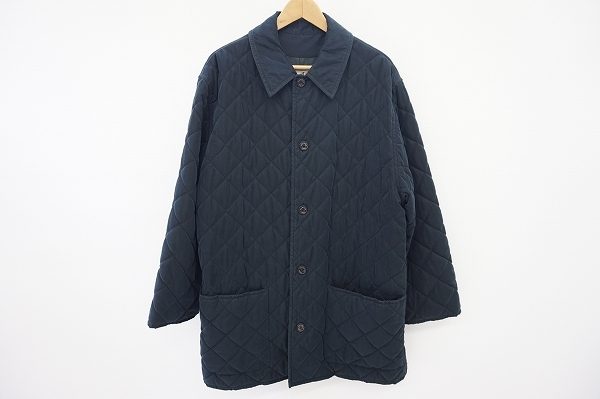 上品で機能的なエルメスのキルティングコートを買取いたしました