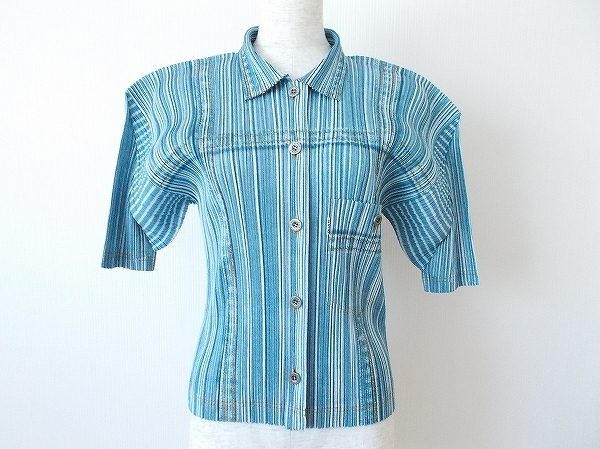 暑い日でも涼し気軽やかに着られる、プリーツプリーズのシャツを買取いたしました