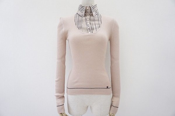 女性らしいピンク、シャネルのトップス