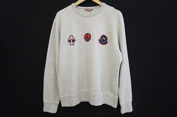 カジュアルに合わせたいモンクレールのスウェットトップスを買い取りました