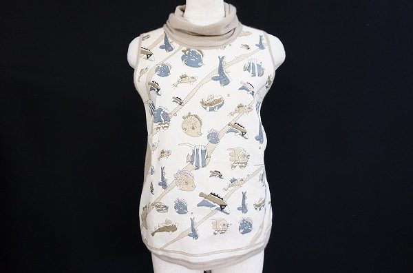 可愛い柄が新鮮なエルメスのノースリーブトップスを買い取りました