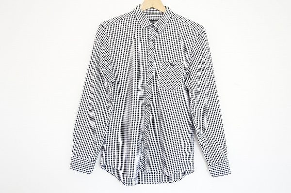 バーバリーブラックレーベルのギンガムチェックシャツをお譲りいただきました