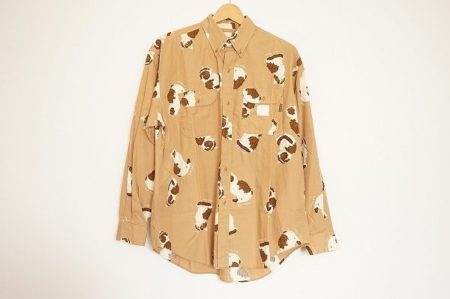 総柄が新鮮！カールヘルムのボタンダウンシャツを買い取りました