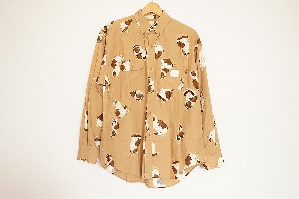 総柄が新鮮！カールヘルムのボタンダウンシャツを買い取りました