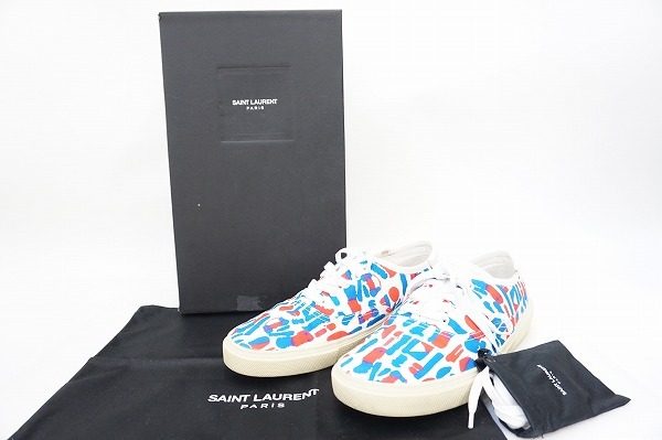 気分までぱっと明るく！サンローランパリのメンズスニーカーを買い取りました