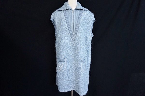 ふんわり優しいモヘヤ混の伊太利屋のワンピースを買取いたしました