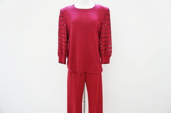 着心地楽なのにオシャレ！斉藤都世子のセットアップを買取いたしました