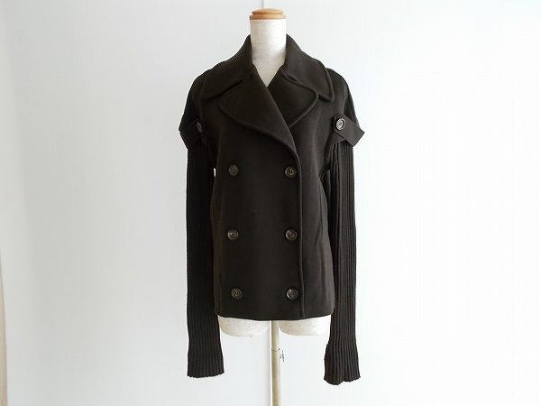 レイヤードしているかのようなユニークデザイン、フェラガモのジャケットを買取いたしました