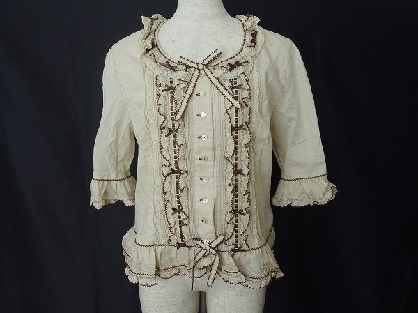 繊細でアンティークなピンクハウスのブラウスを買取いたしました