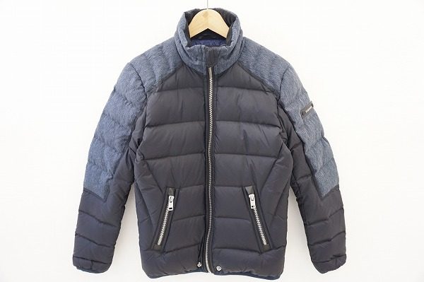 バイカラーがおしゃれなディーゼルのダウンジャケットをお譲りいただきました